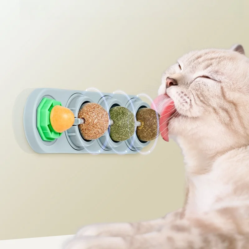 Catnip Toys - 4-in-1 Kattenkruid Speelgoed Grappige Likbare Kat