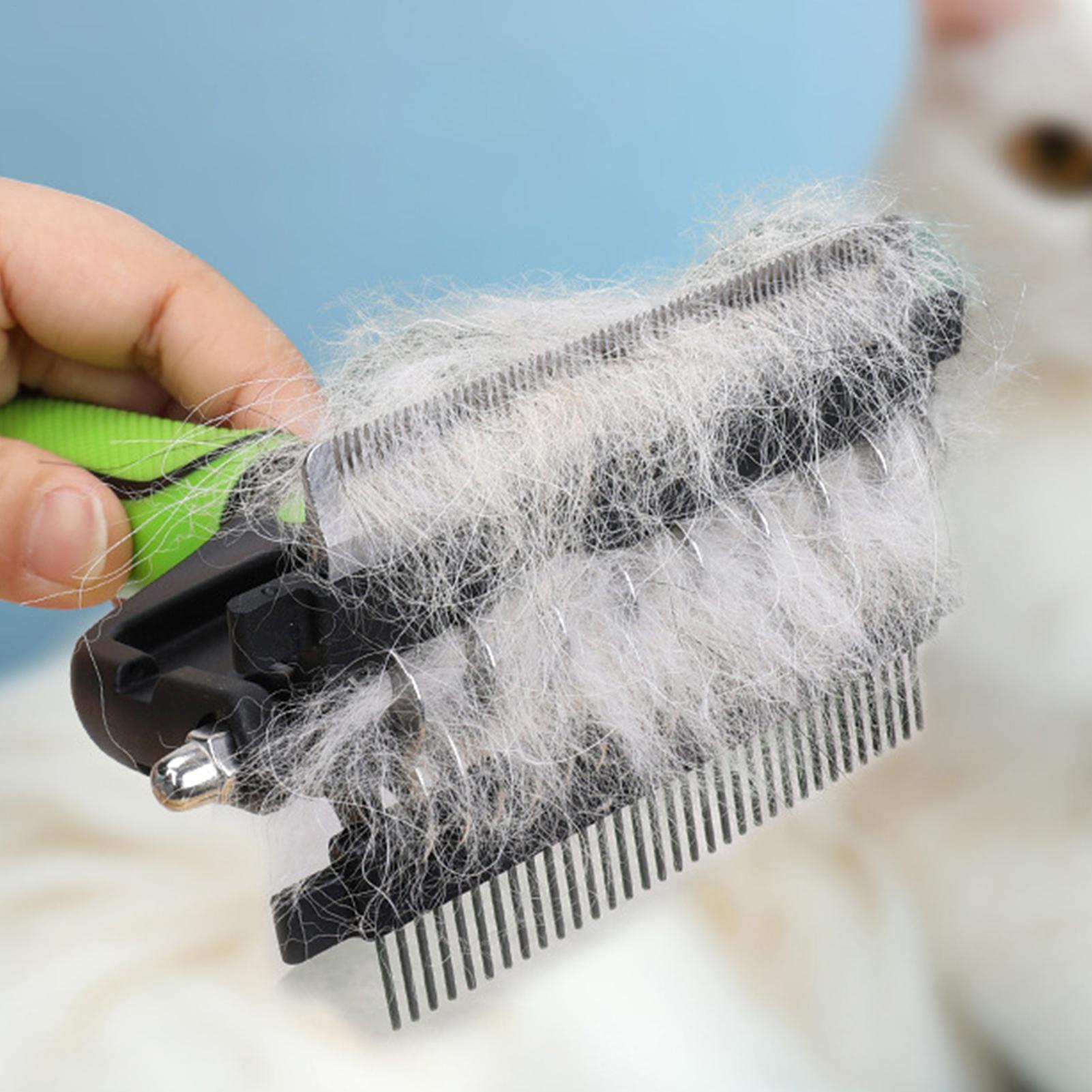 Pet Supplies Vet - Kattenborstel voor ontklitten Dubbelzijdige metalen hark