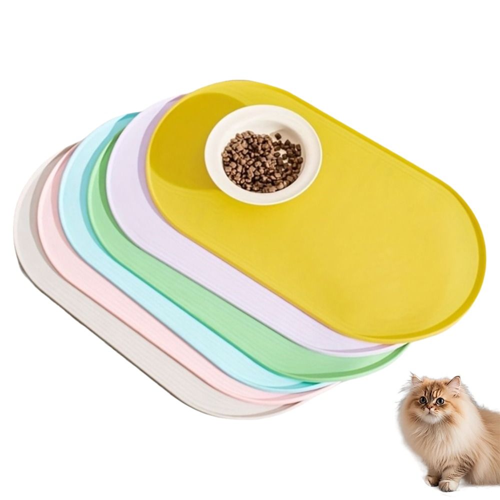 Pet Supplies Is Food - Duurzame siliconen voermat voor huisdieren, waterdicht,