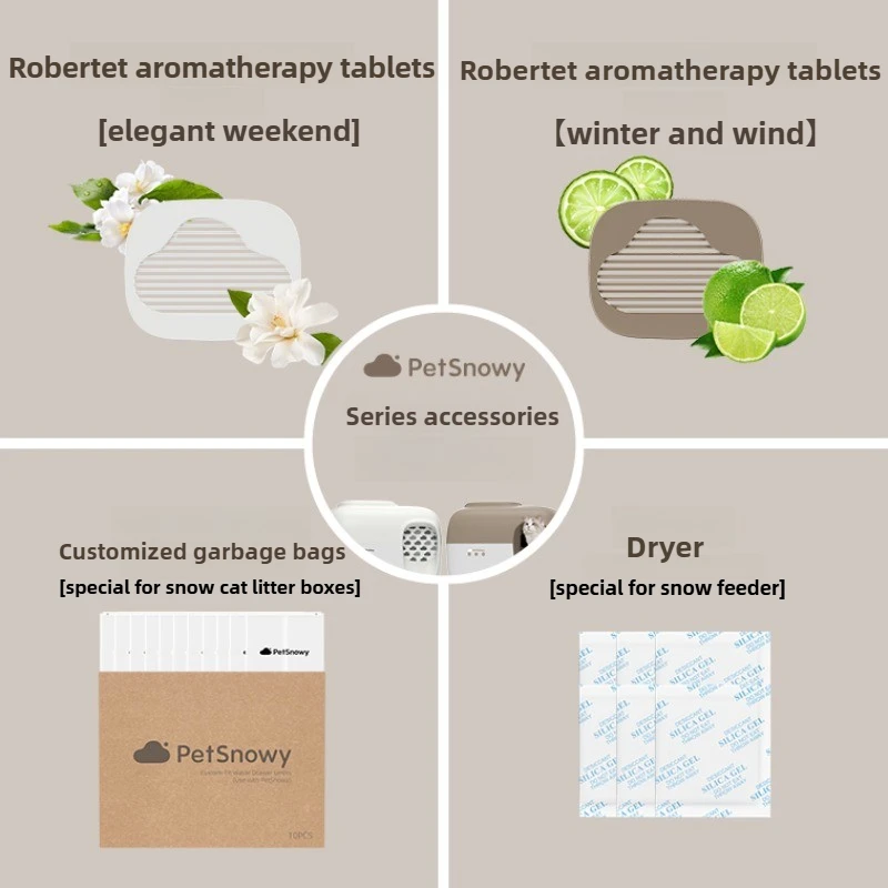 Pet Supplies Stores - PetSnowy Accessoires Kattenbak Vuilniszak Aromatherapie Tabletten