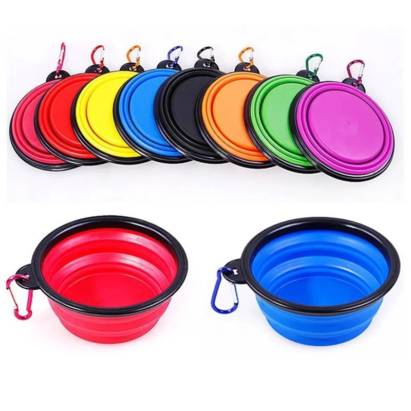 Pet Supplies Is Food - 1/2 STUKS Opvouwbare Hondenvoer- en Waterbak