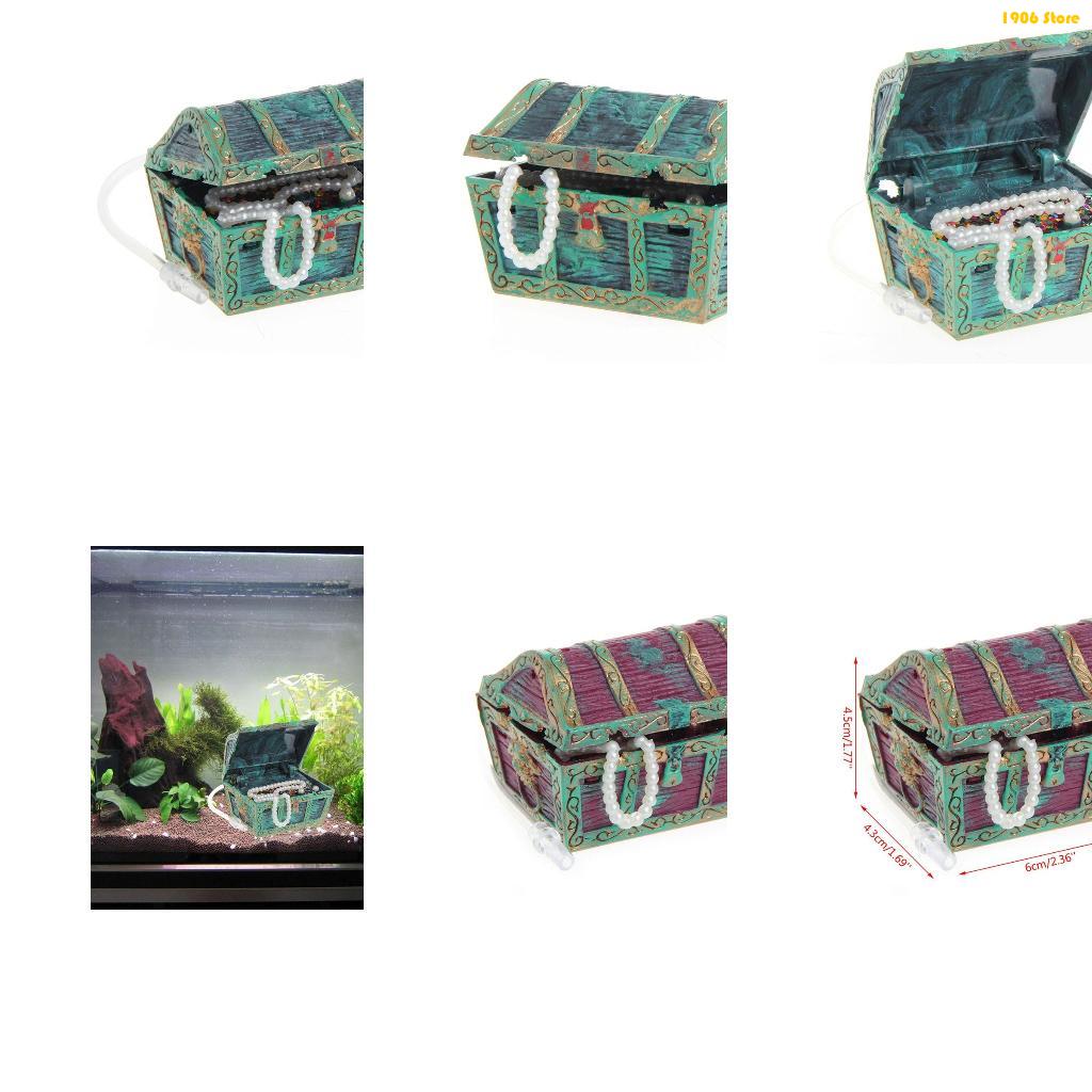 Pet X Supplies & Tack Howell Mi - U1JB Aquarium Schatkist Decoraties Hars Schatkist
