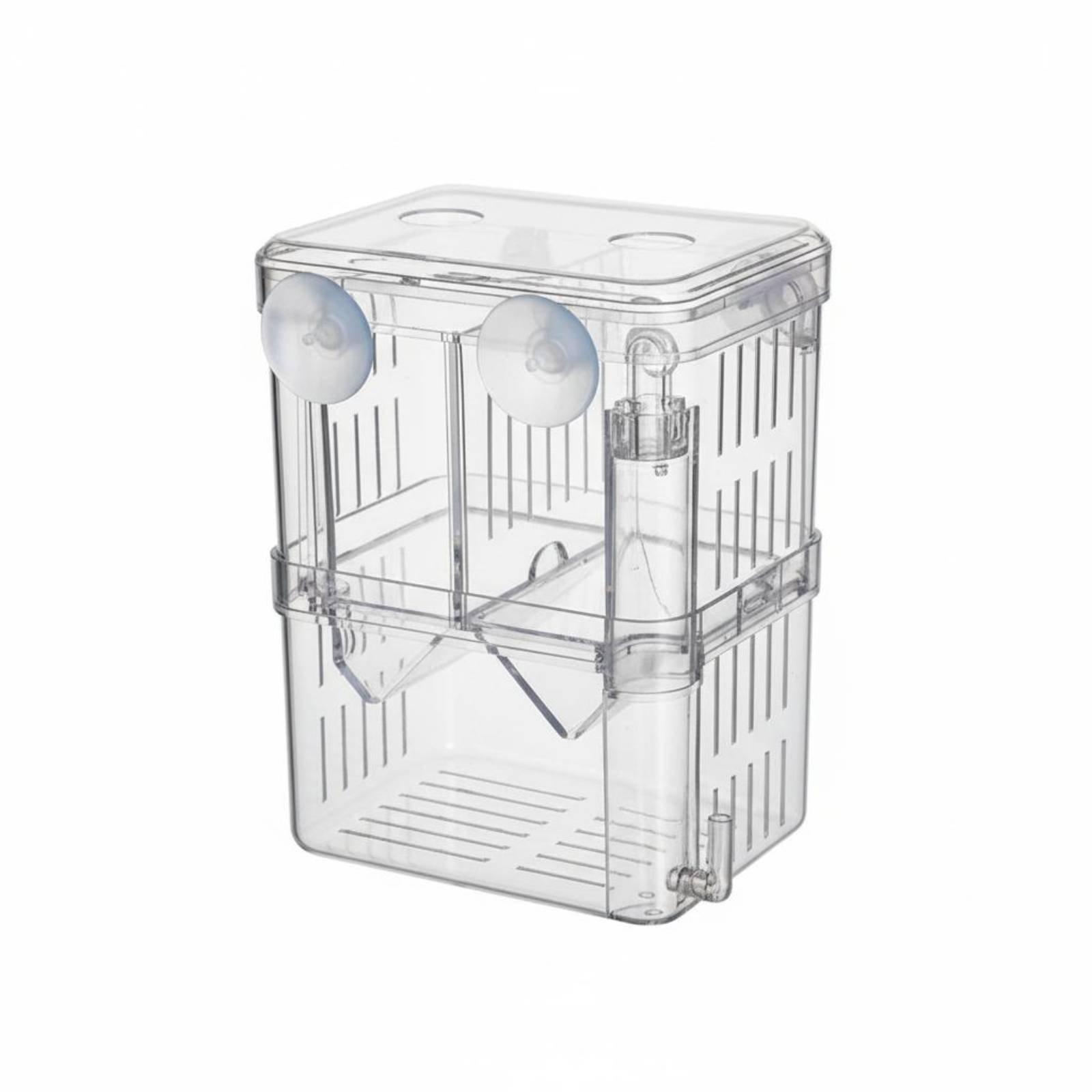 Aquarium Fish Tank - Dubbellaagse aquariumkweektank, isolaatbox voor jonge vissen,