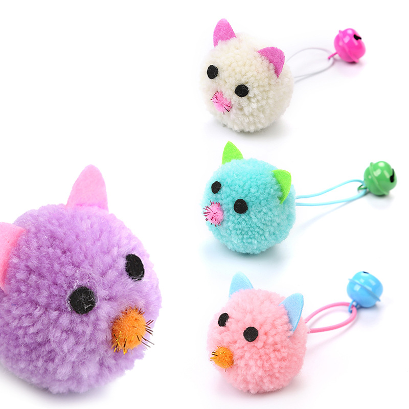 Catnip Toys - Nieuw muisvormig kattenspeeltje met bel -