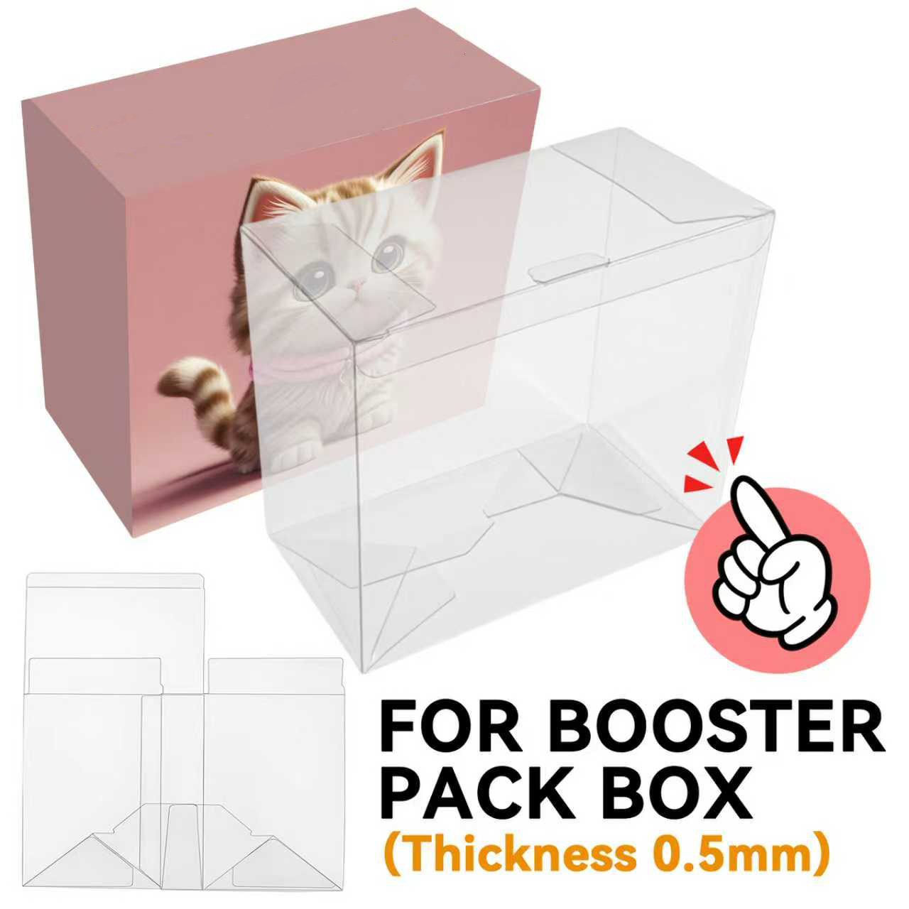 Pet Supplies Stores - 5/10 stks Clear PET Booster Box
