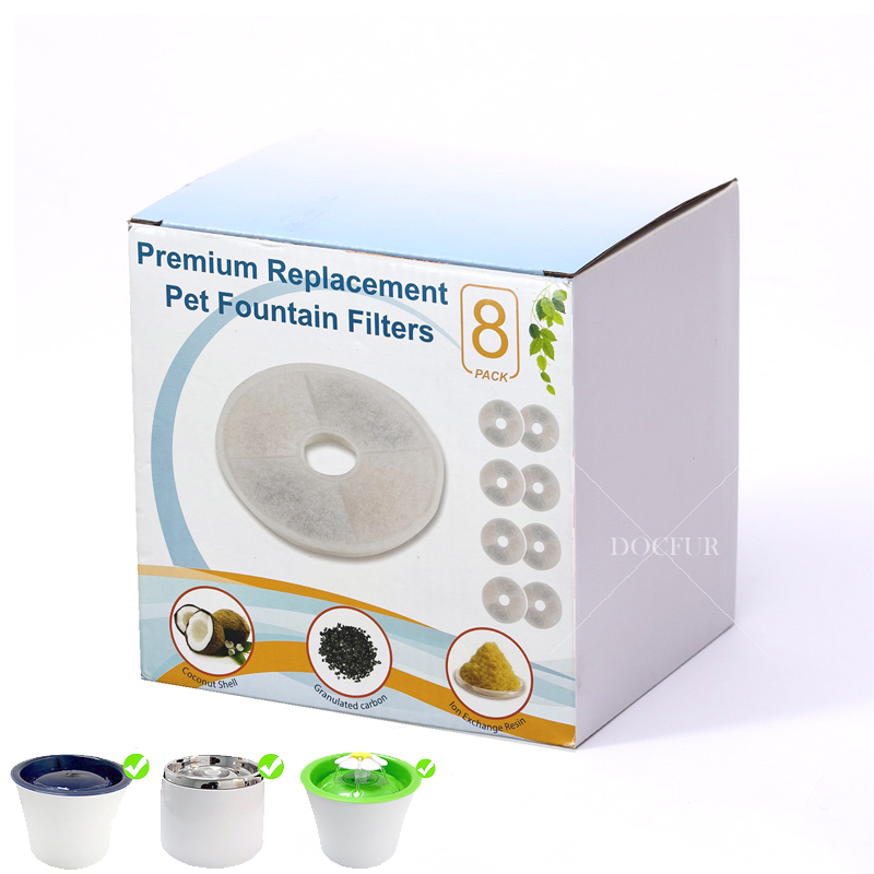 6/8 Pack Cat Fountain Vervangi - Cat Water Fountain Filter recensie en prijs