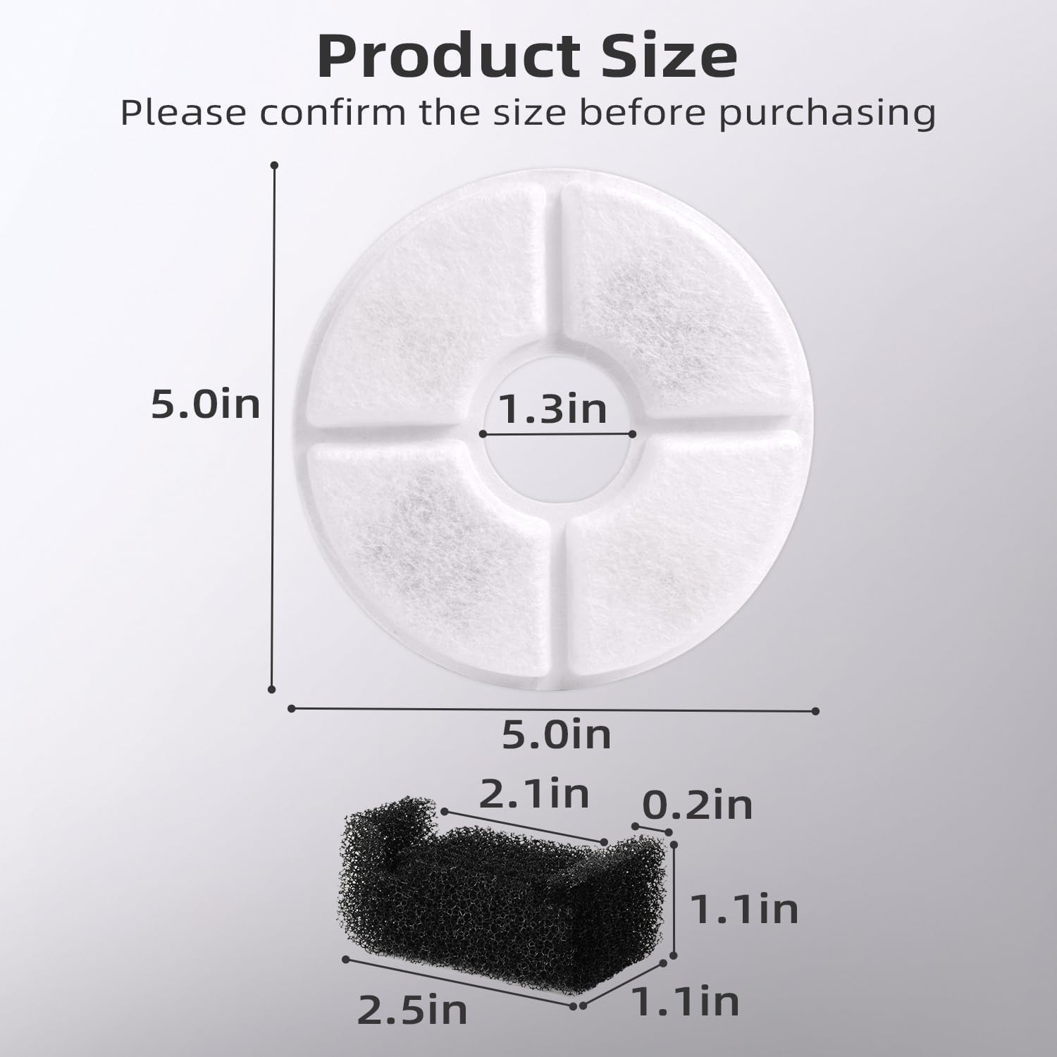 Ronde koolstoffilterset Kat Ho - Cat Water Fountain Filter recensie en prijs