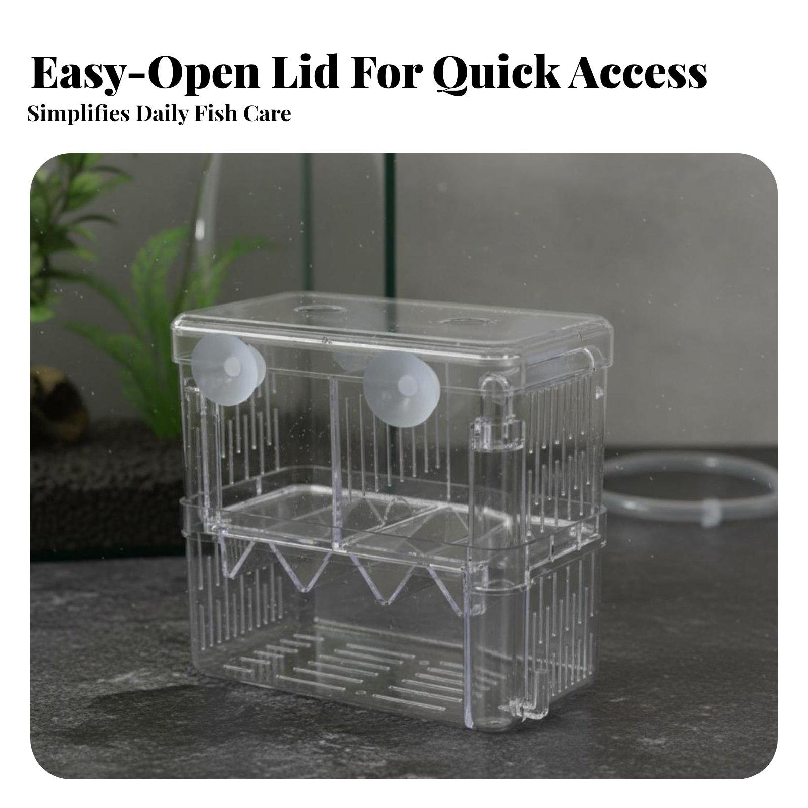 Dubbellaagse aquariumkweektank - Aquarium Fish Tank recensie en prijs