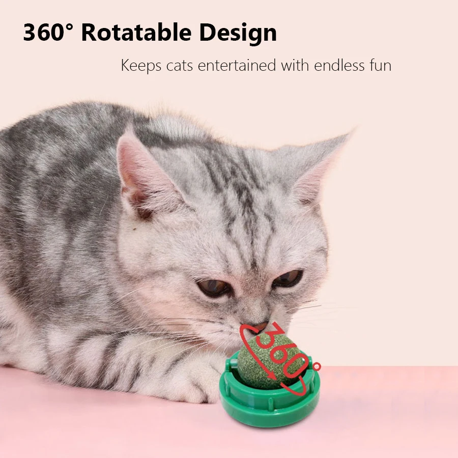 Draaiende kattenkruid muntbal  - Catnip Toys recensie en prijs