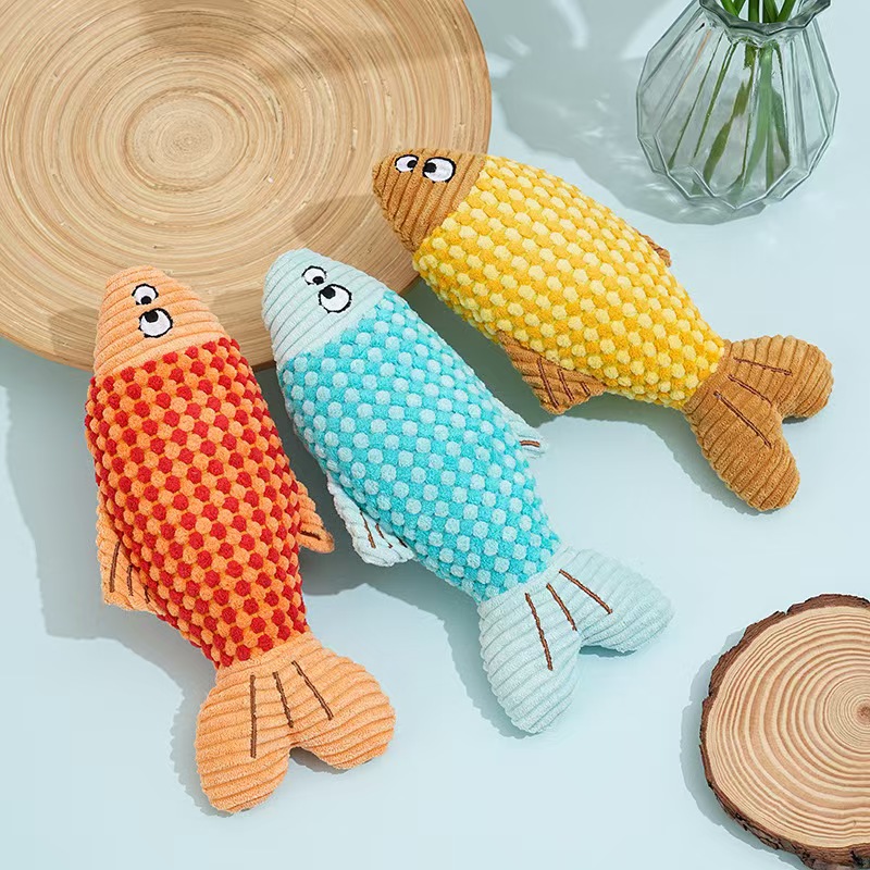 Pluche kattenkruid vis speeltj - Catnip Toys recensie en prijs