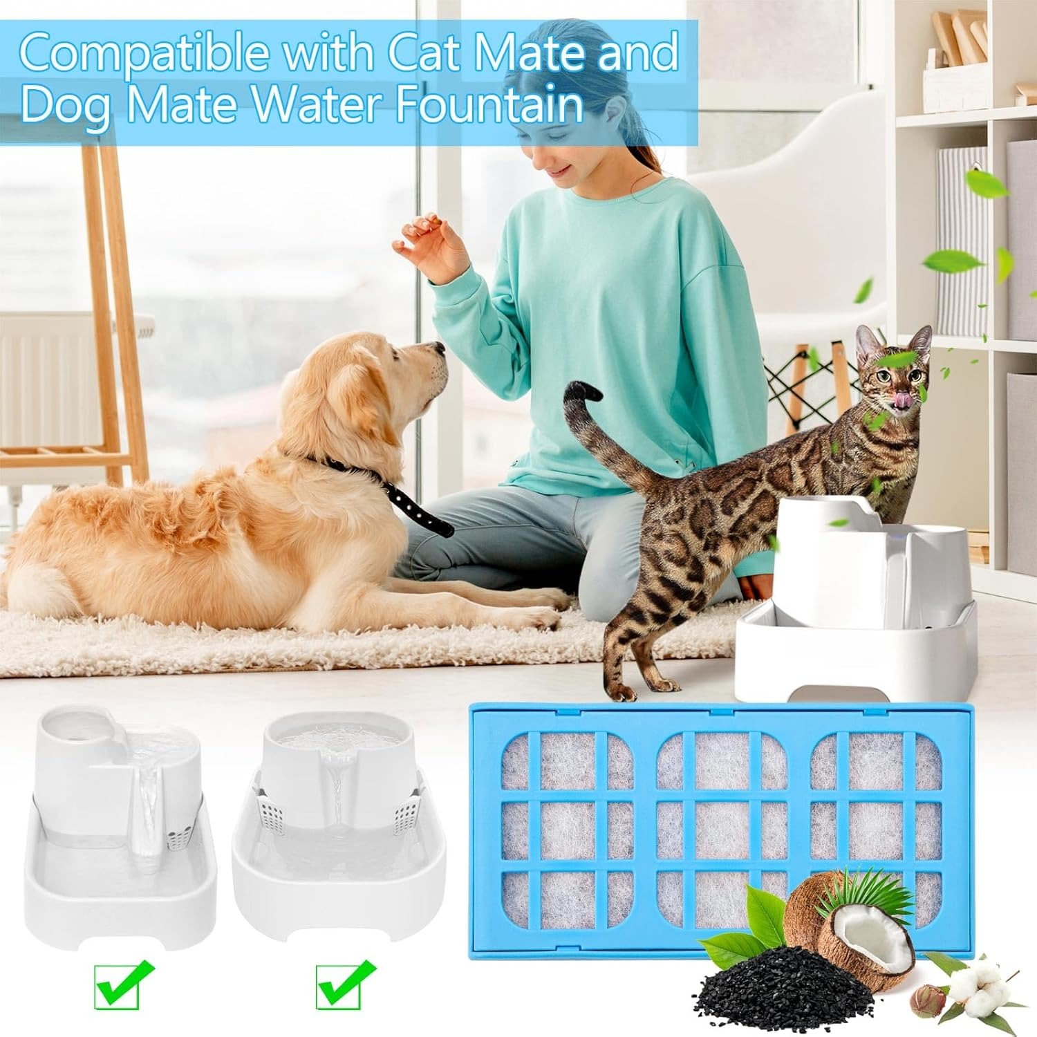12-pack filterpatronen vervang - Cat Water Fountain Filter recensie en prijs