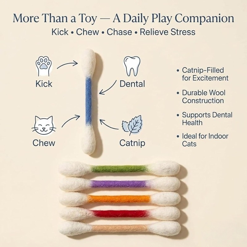 1/6 PCS Kat Interactieve Stick - Catnip Toys recensie en prijs
