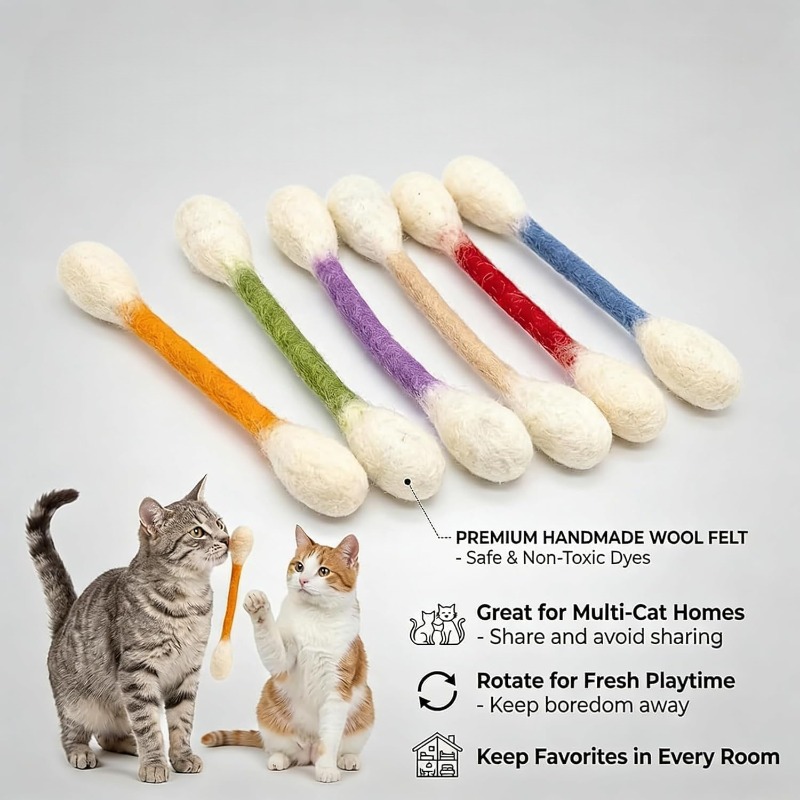 1/6 PCS Kat Interactieve Stick - Catnip Toys recensie en prijs