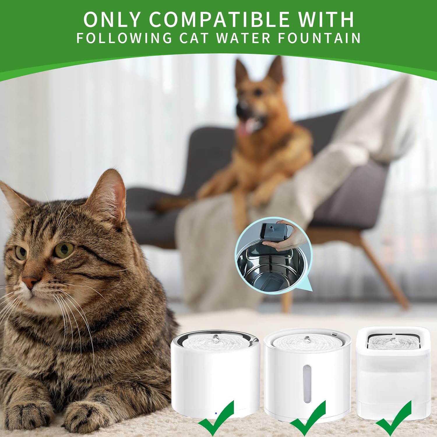 12-pack kattenwaterfontein spo - Cat Water Fountain Filter recensie en prijs